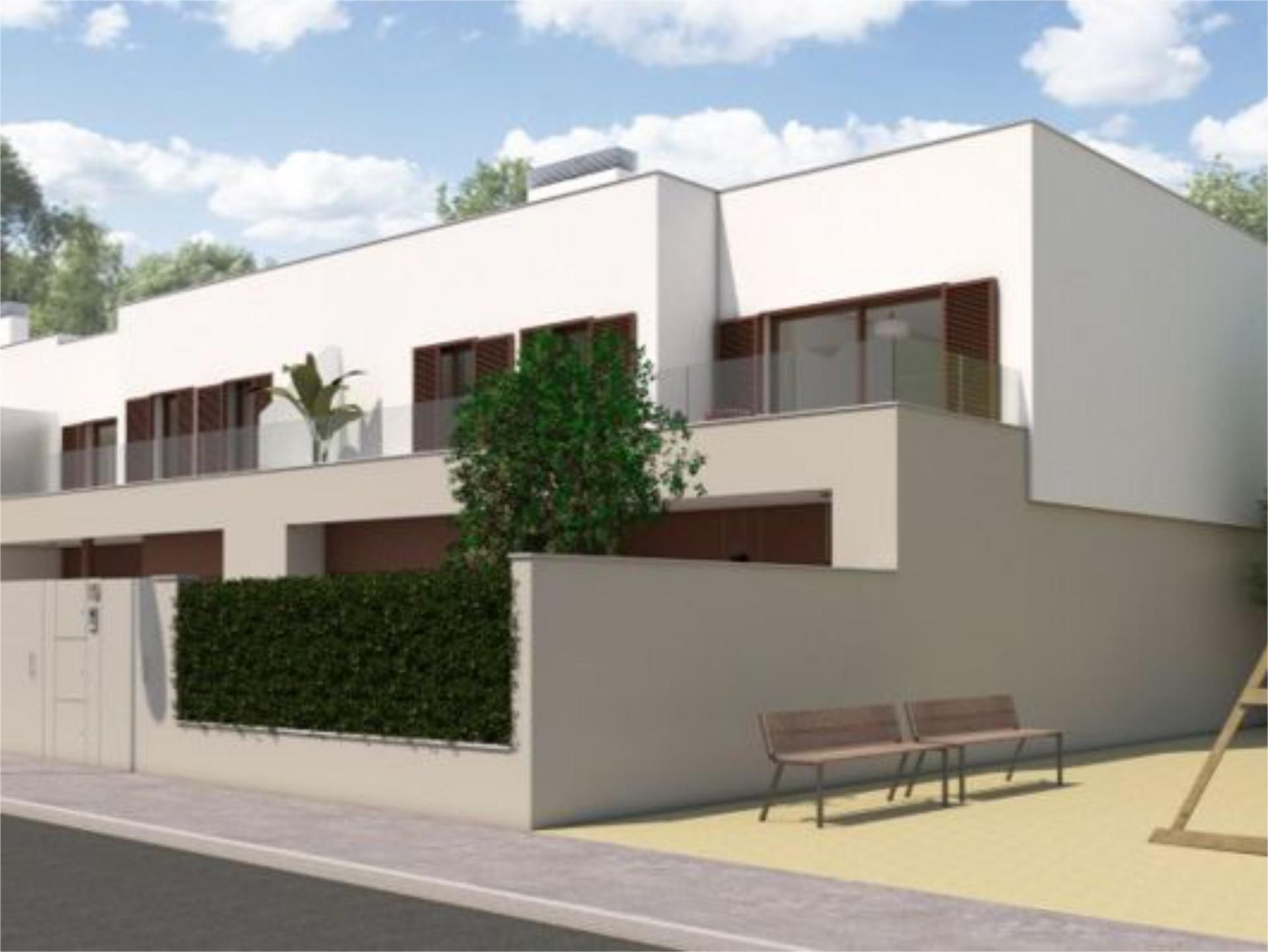 Vista exterior de Casa adosada en venda en Tamarite de Litera amb Aire condicionat, Calefacció i Jardí privat