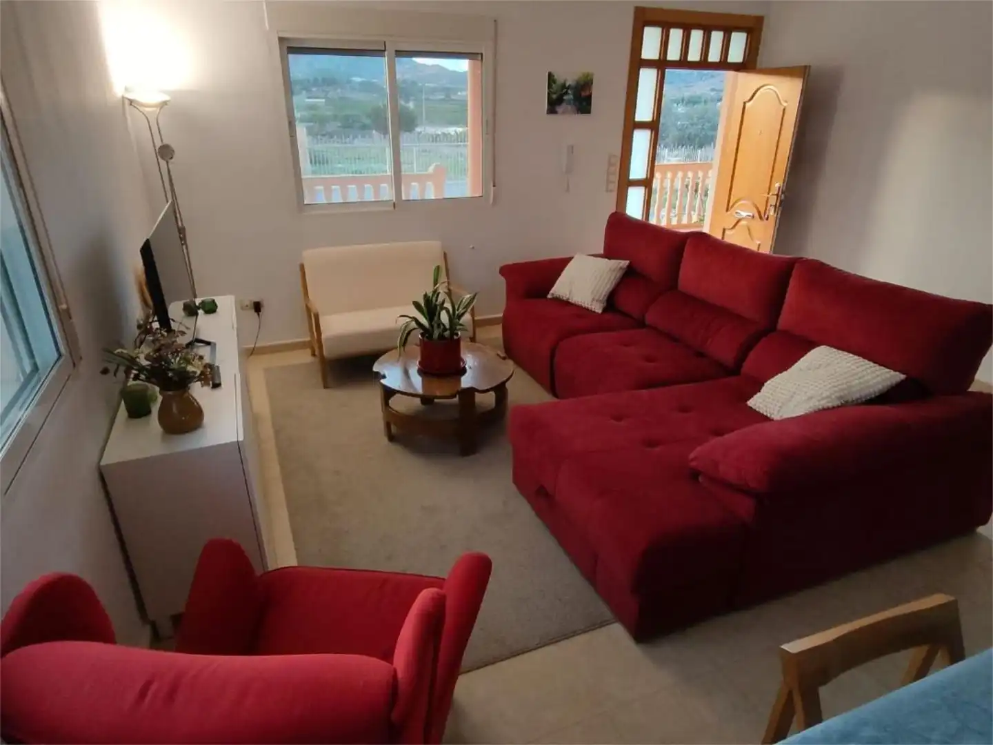 Finca rústica en venda a Lugar la Huerta, 1083, Totana Sala d'estar de Finca rústica en venda en Totana amb Aire condicionat, Calefacció i Jardí privat