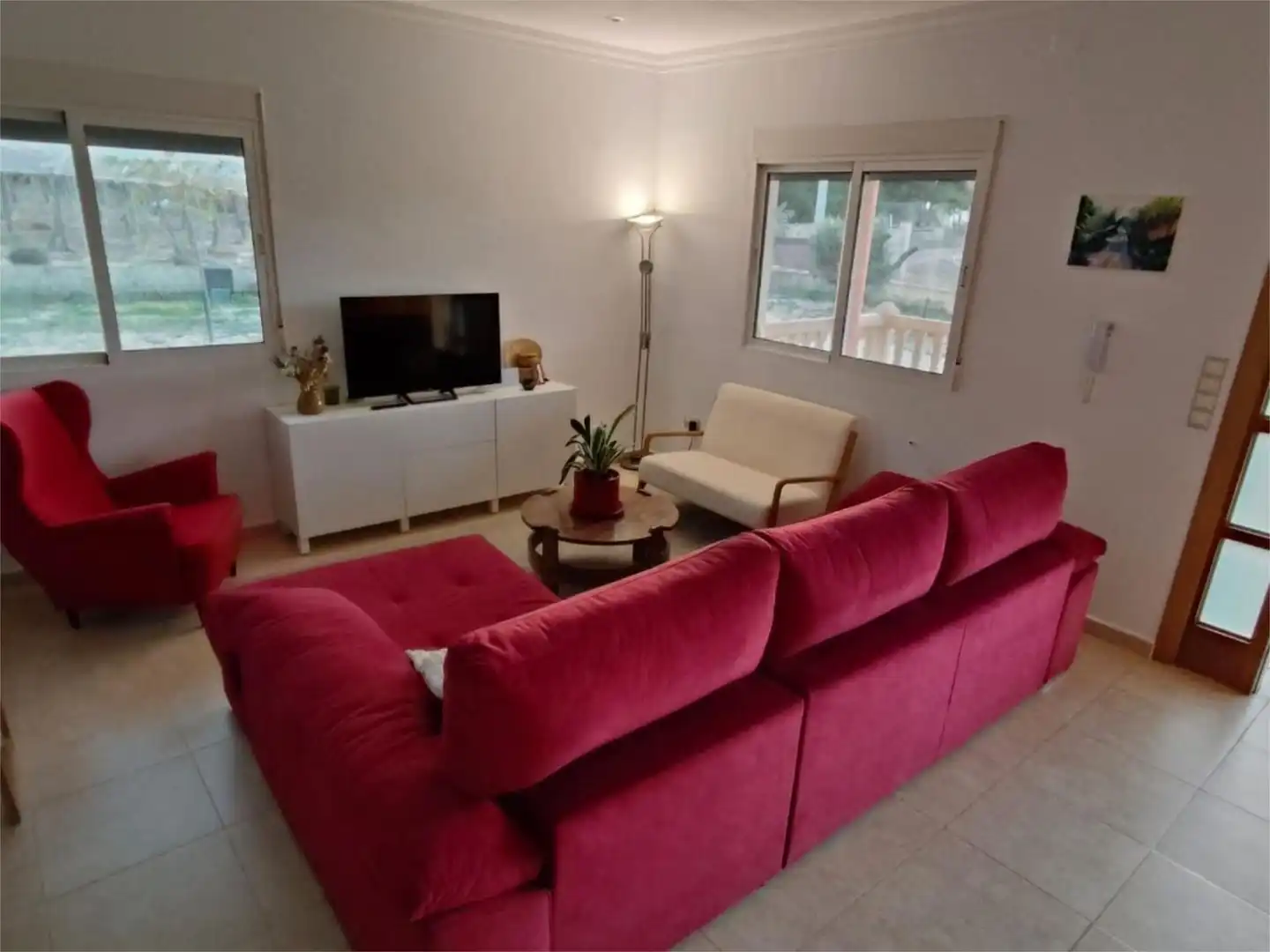 Finca rústica en venda a Lugar la Huerta, 1083, Totana Sala d'estar de Finca rústica en venda en Totana amb Aire condicionat, Calefacció i Jardí privat