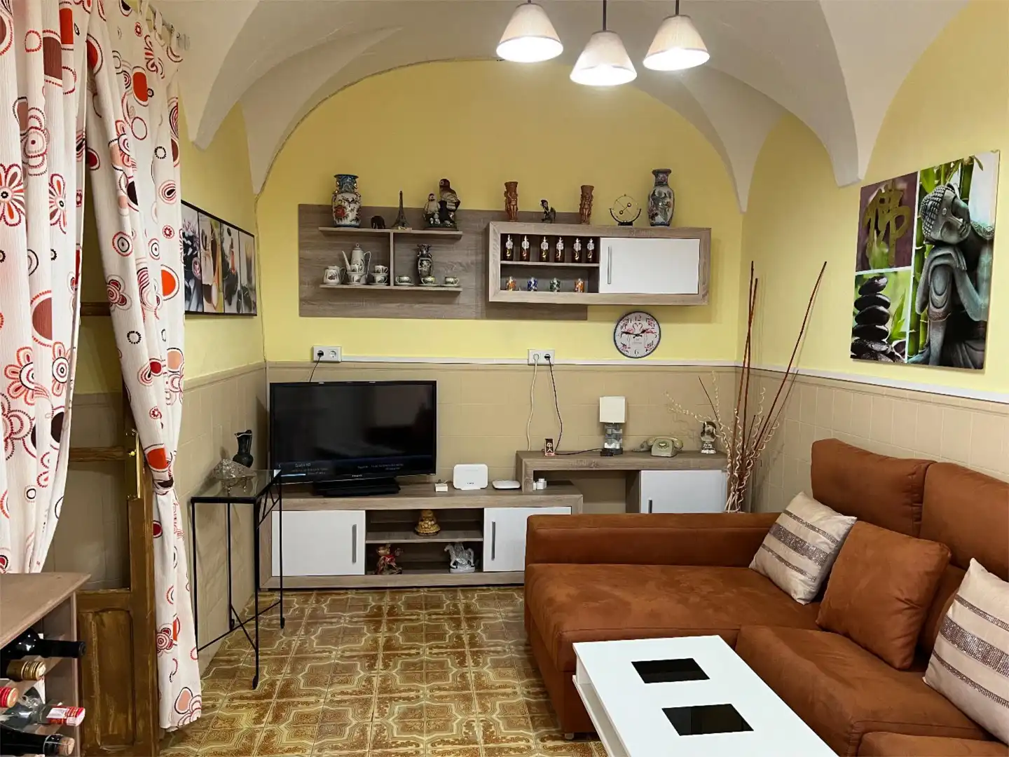 Sala de estar de Piso en venta en Rosal de la Frontera con Aire acondicionado, Calefacción y Amueblado