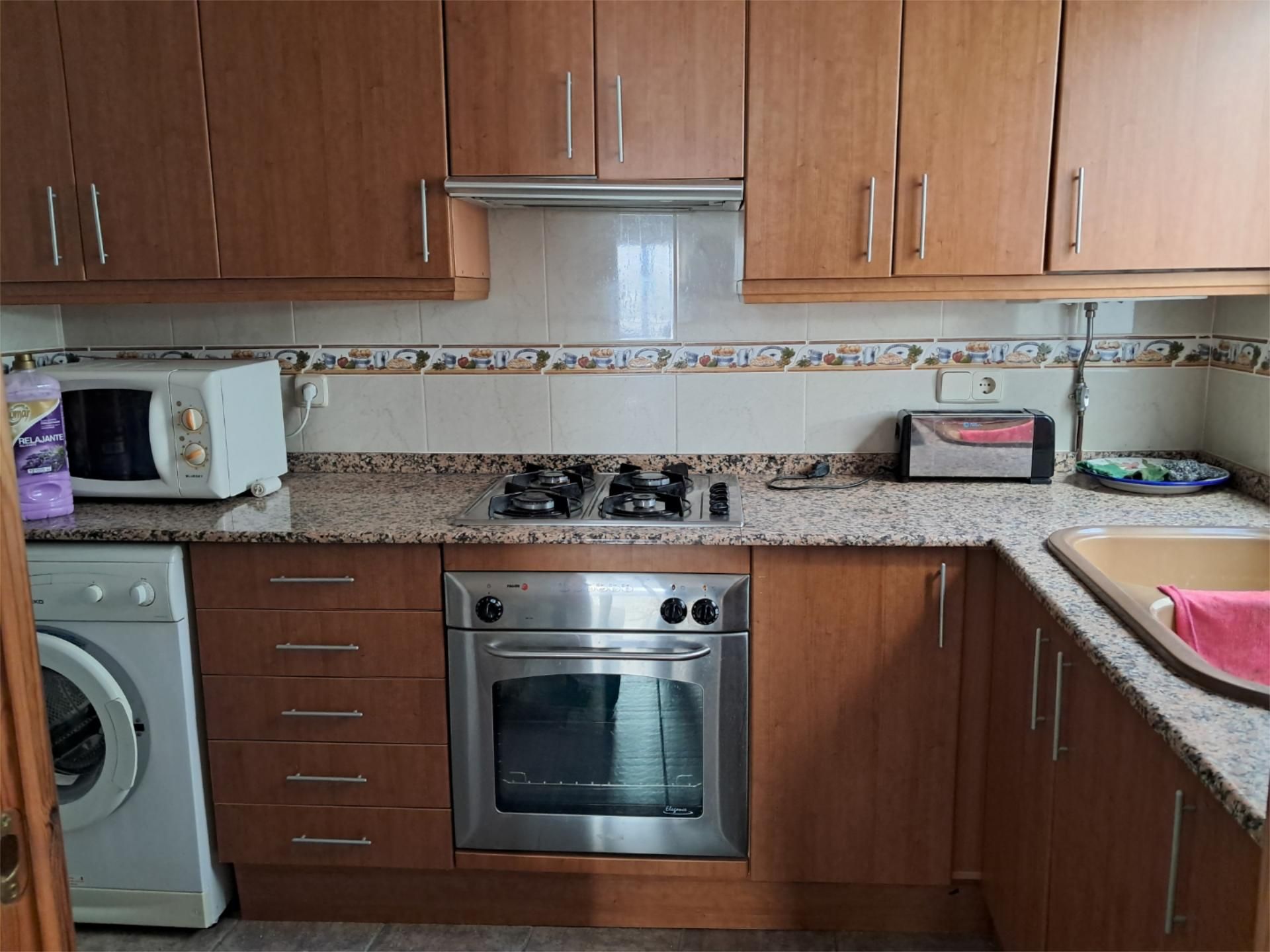 Kitchen of Flat to rent in Sot de Chera  with Furnished, Oven and Washing machine