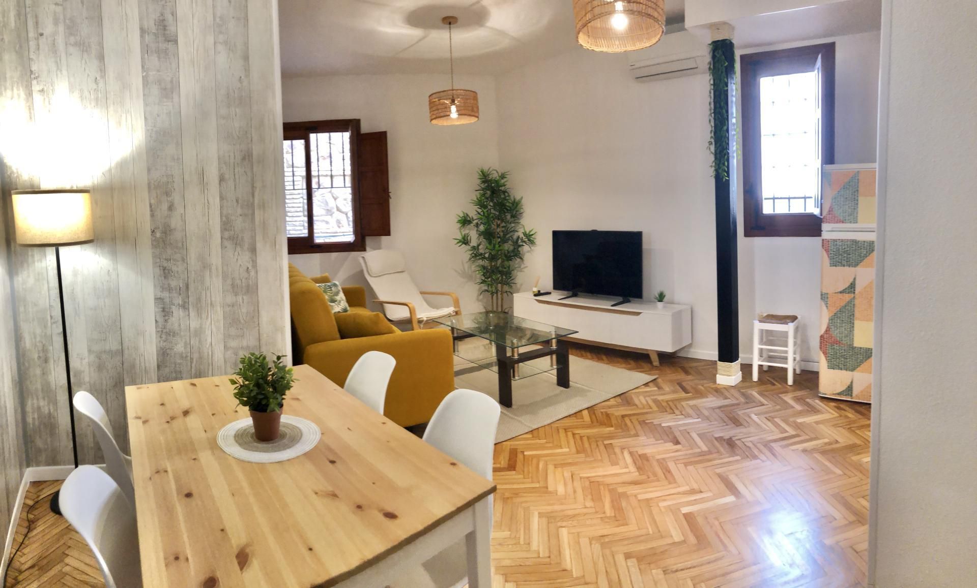 Sala d'estar de Pis de lloguer en  Toledo Capital amb Aire condicionat