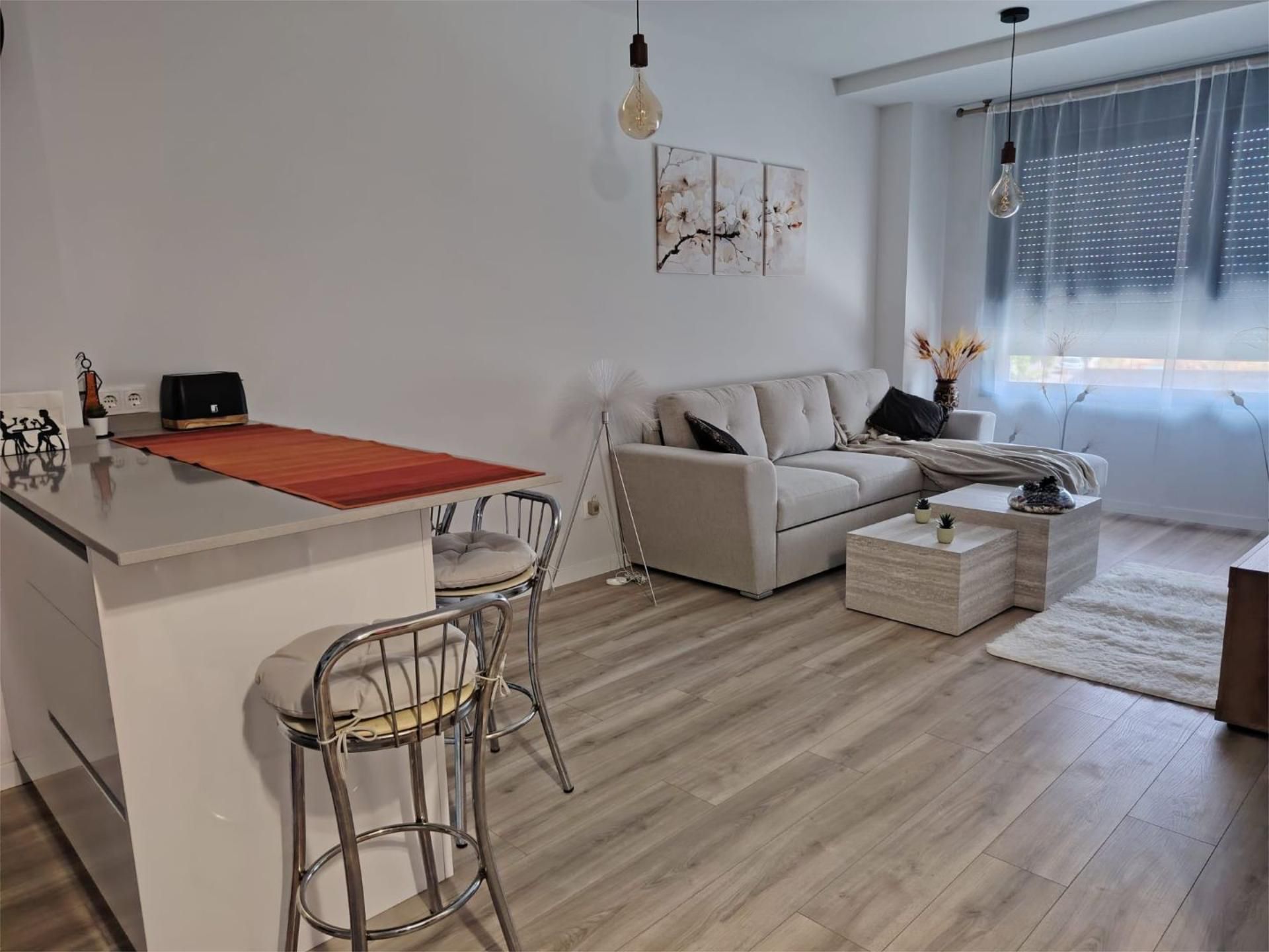 Sala d'estar de Pis de lloguer en Valladolid Capital amb Terrassa i Piscina