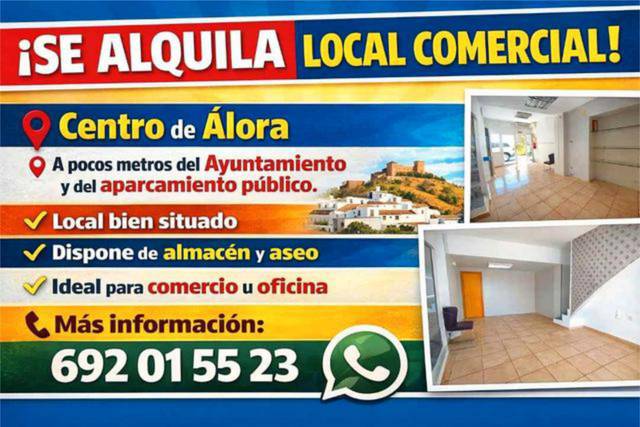 Local comercial en Alquiler en Álora