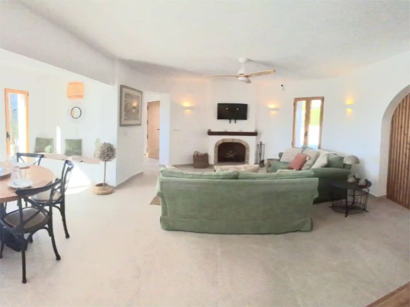 Sala de estar de Piso en venta en Calpe / Calp con Aire acondicionado, Terraza y Piscina