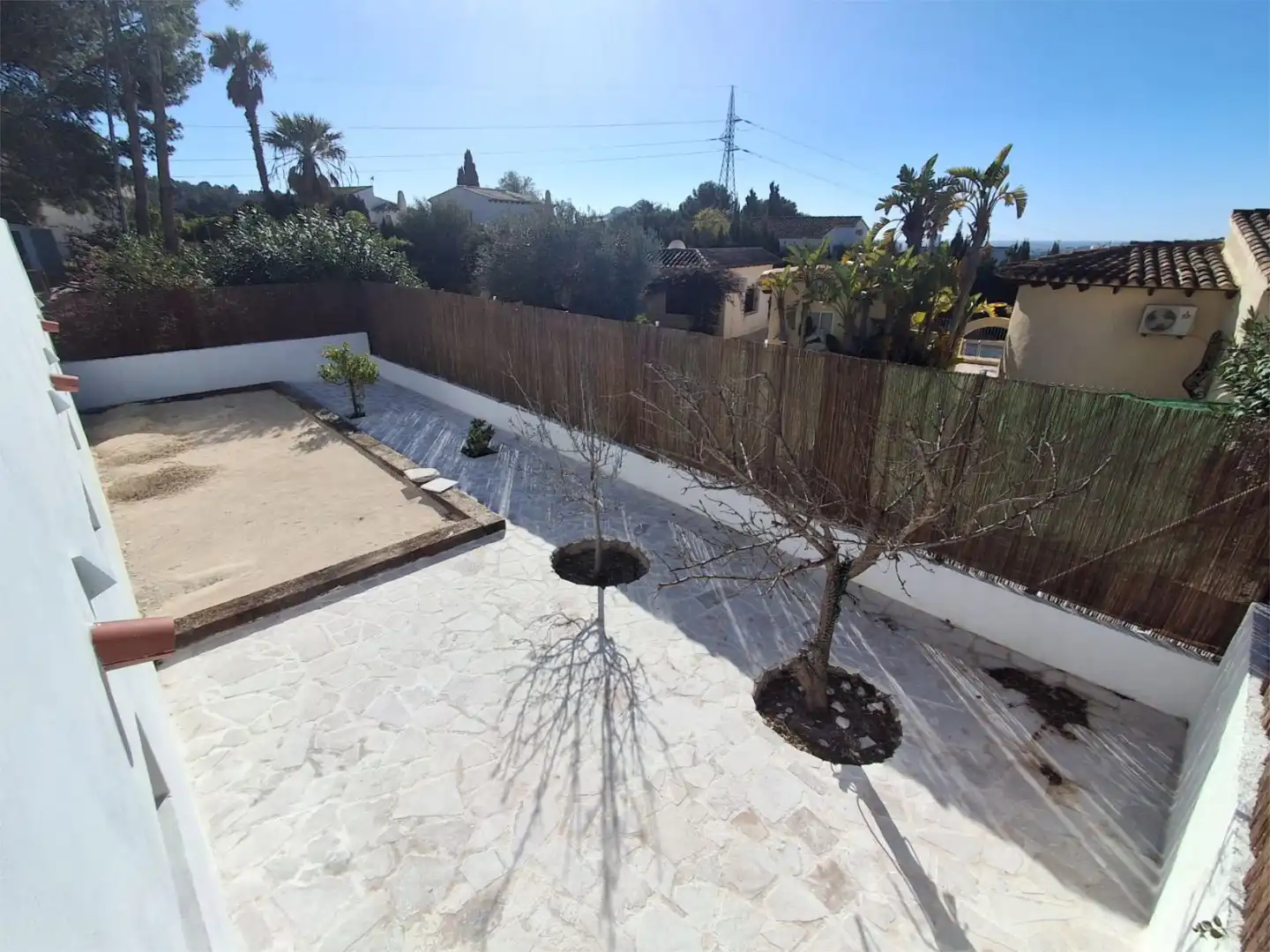 Jardín de Piso en venta en Calpe / Calp con Aire acondicionado, Terraza y Piscina