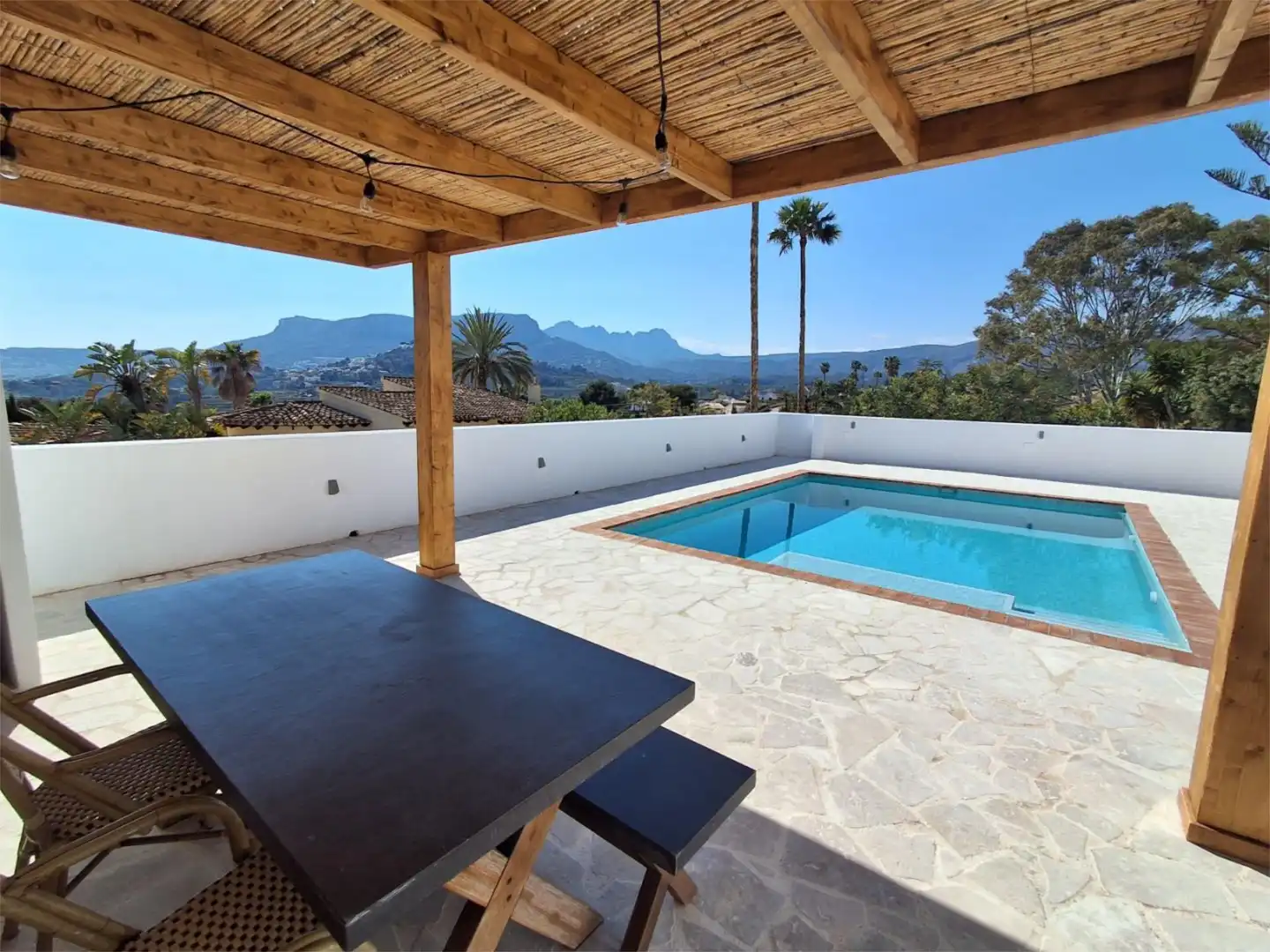 Terraza de Piso en venta en Calpe / Calp con Aire acondicionado, Terraza y Piscina