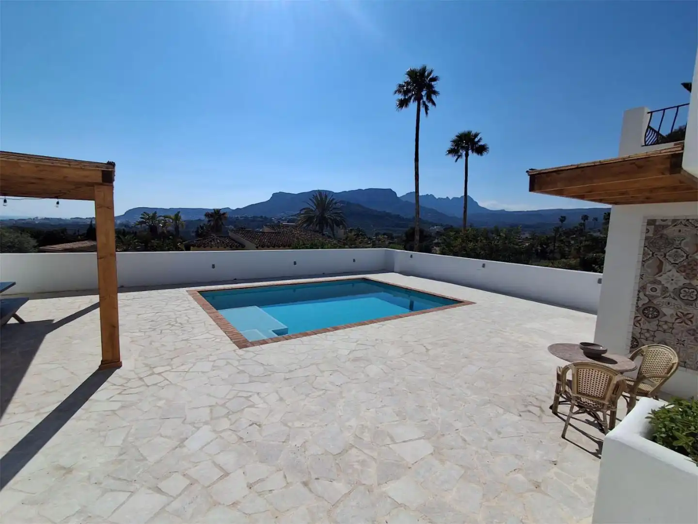Piscina de Piso en venta en Calpe / Calp con Aire acondicionado, Terraza y Piscina