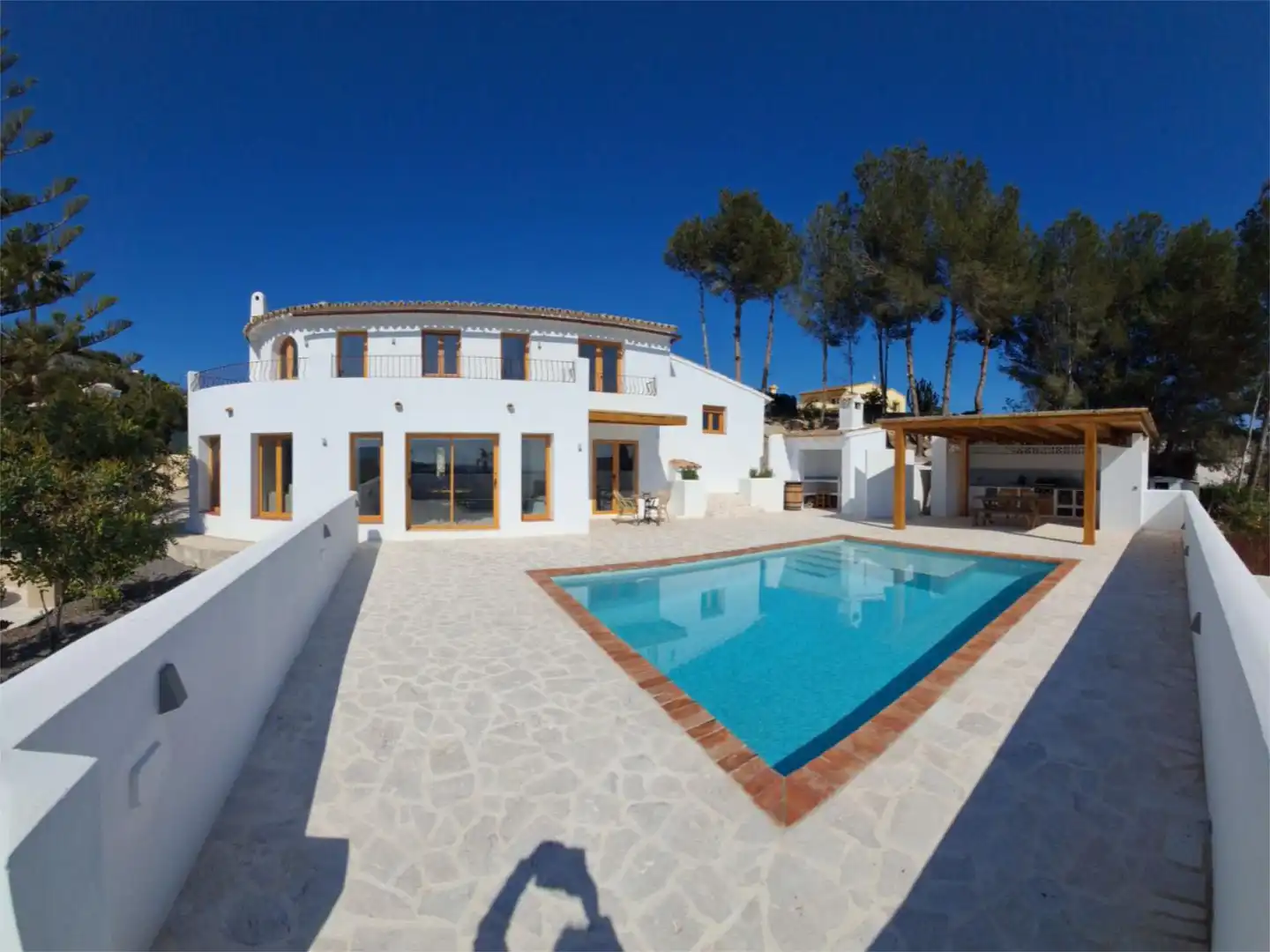 Vista exterior de Piso en venta en Calpe / Calp con Aire acondicionado, Terraza y Piscina