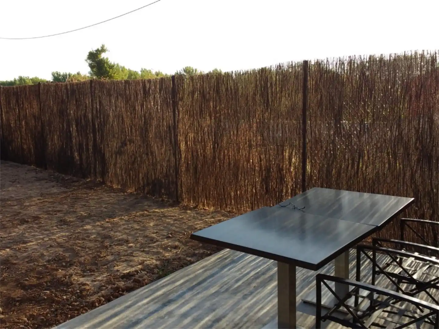 Terrasse von Wohnung zum Verkauf in Herrera de Pisuerga mit Heizung, Privatgarten und Parkett