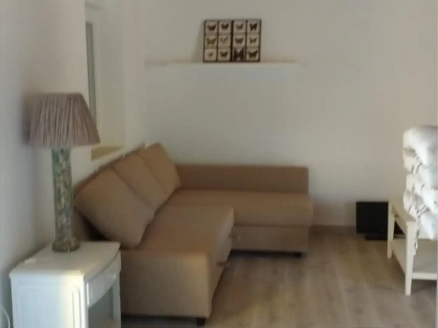 Wohnzimmer von Wohnung zum Verkauf in Herrera de Pisuerga mit Heizung, Privatgarten und Parkett