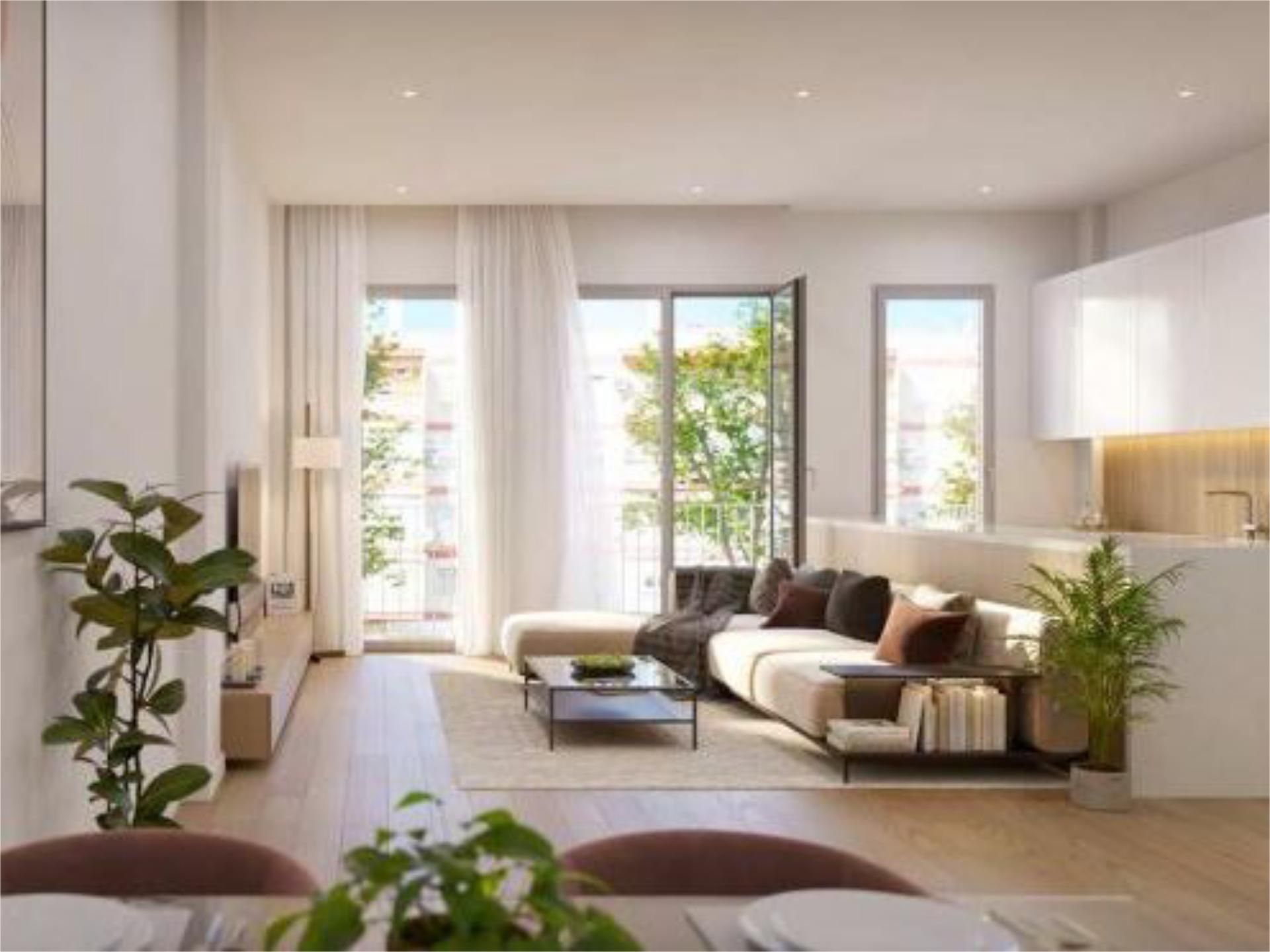 Living room of Flat for sale in  Sevilla Capital  with Air Conditioner, Heating and Terrace