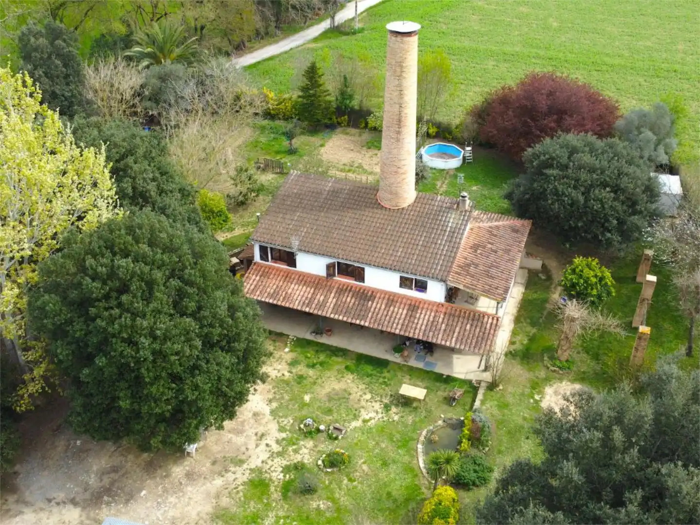 Wohnung zum Verkauf in C. Cruanyes, 2, Camós Garten von Wohnung zum Verkauf in Camós mit Heizung, Privatgarten und Parkett