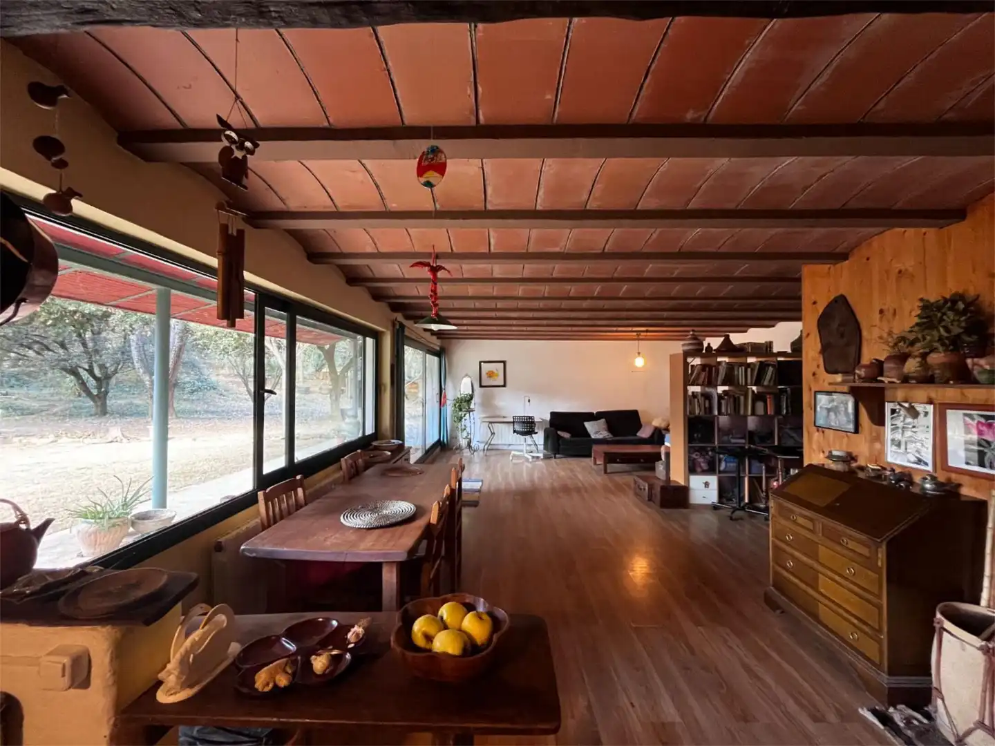 Wohnung zum Verkauf in C. Cruanyes, 2, Camós Esszimmer von Wohnung zum Verkauf in Camós mit Heizung, Privatgarten und Parkett