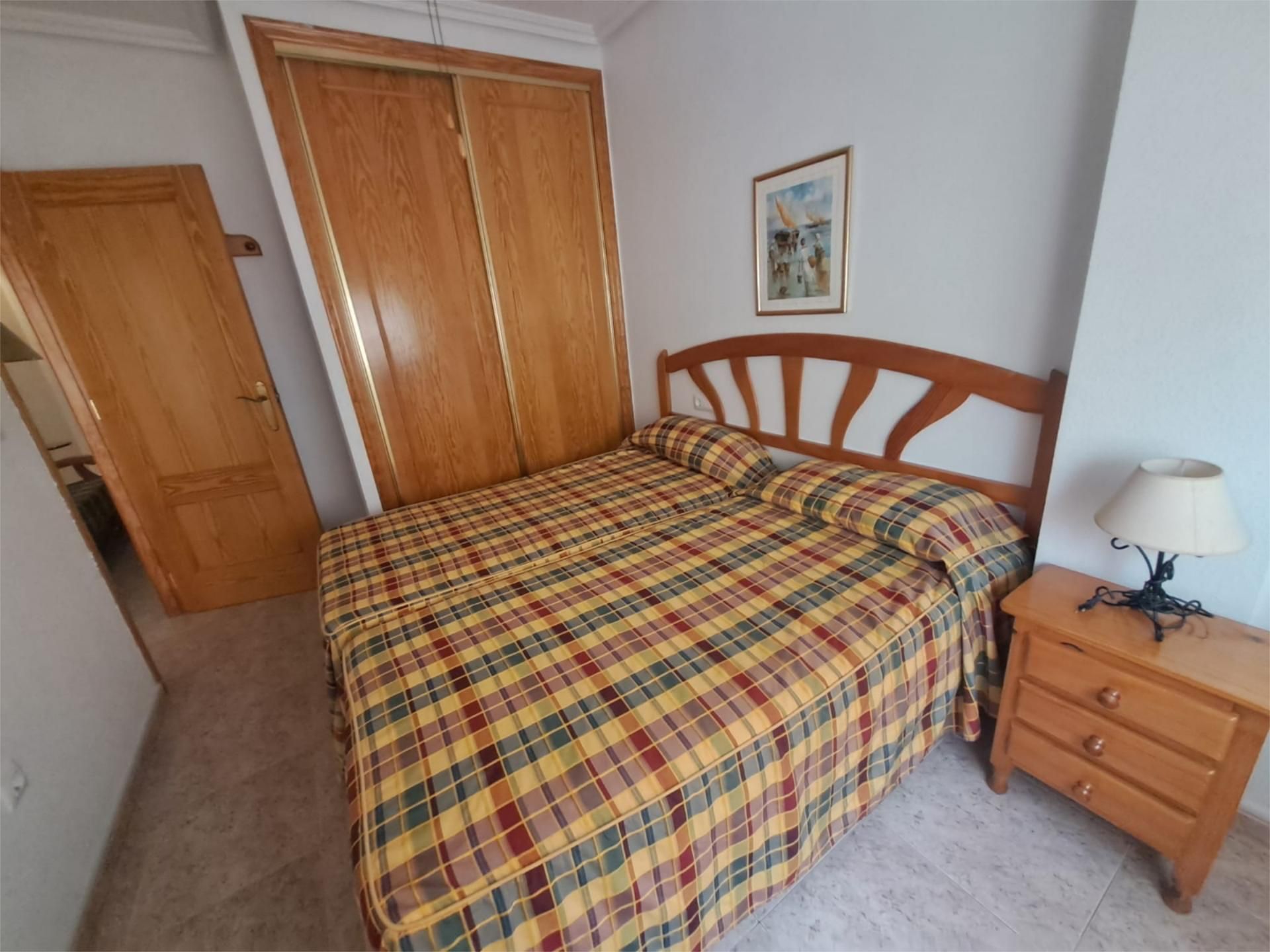 Dormitori de Apartament de lloguer en San Javier amb Aire condicionat, Calefacció i Traster