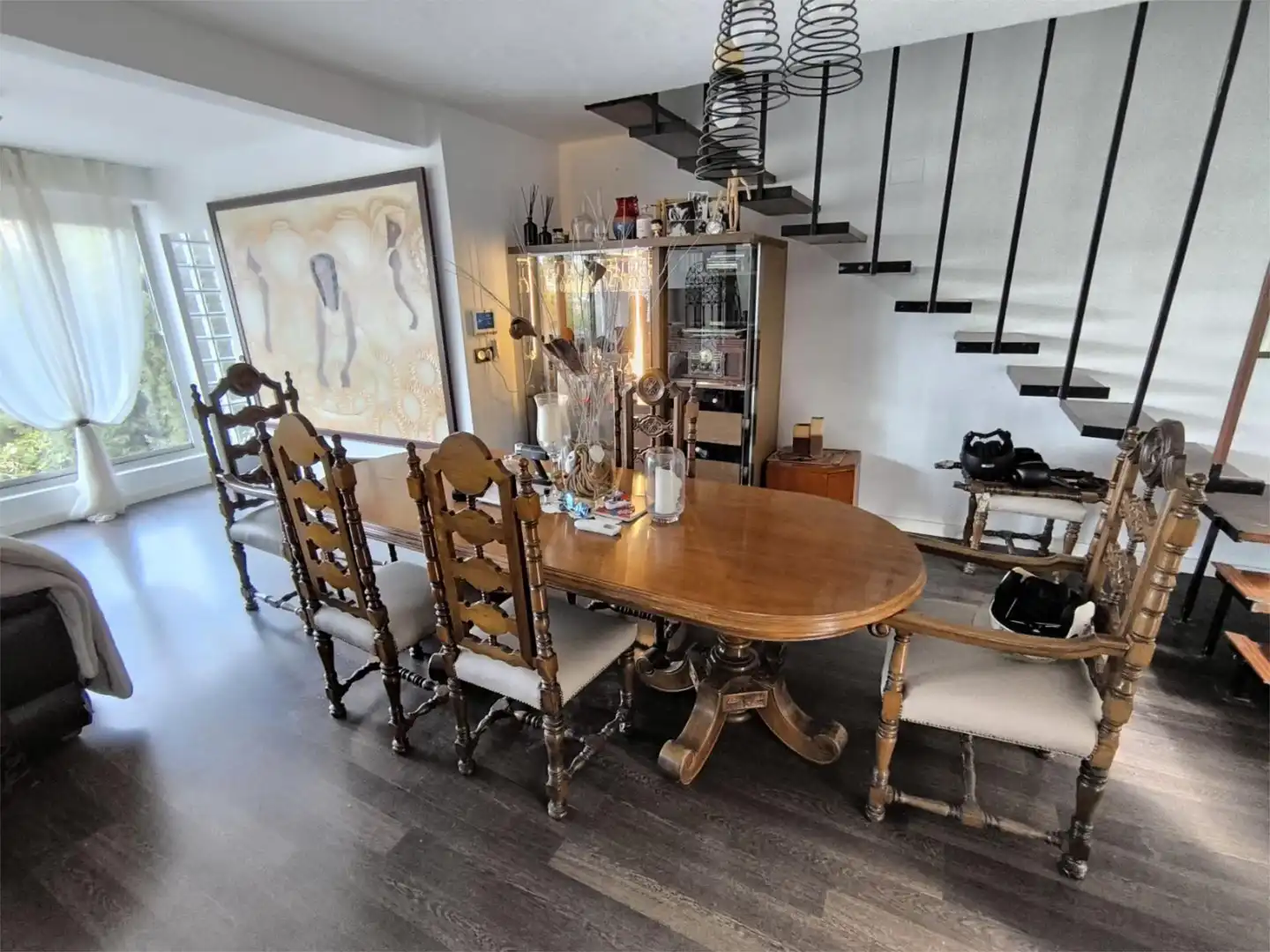 Houses for sale in Avinguda de la Costa Blanca, 48, Cabo de las Huertas Dining room of Houses for sale in Alicante / Alacant with Air Conditioner, Terrace and Balcony
