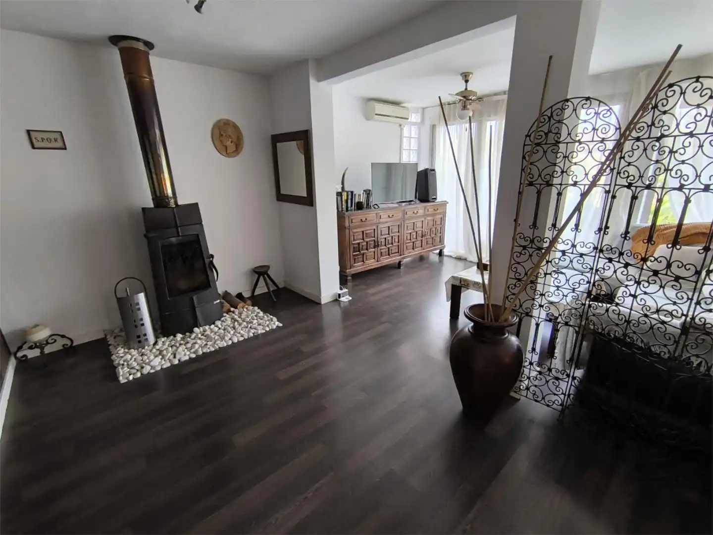 Houses for sale in Avinguda de la Costa Blanca, 48, Cabo de las Huertas Living room of Houses for sale in Alicante / Alacant with Air Conditioner, Terrace and Balcony