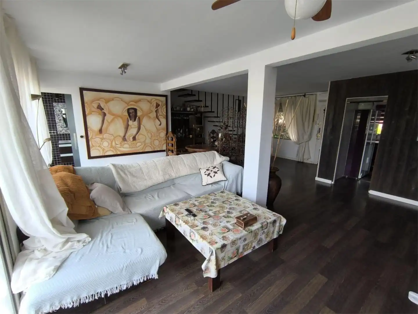 Houses for sale in Avinguda de la Costa Blanca, 48, Cabo de las Huertas Living room of Houses for sale in Alicante / Alacant with Air Conditioner, Terrace and Balcony