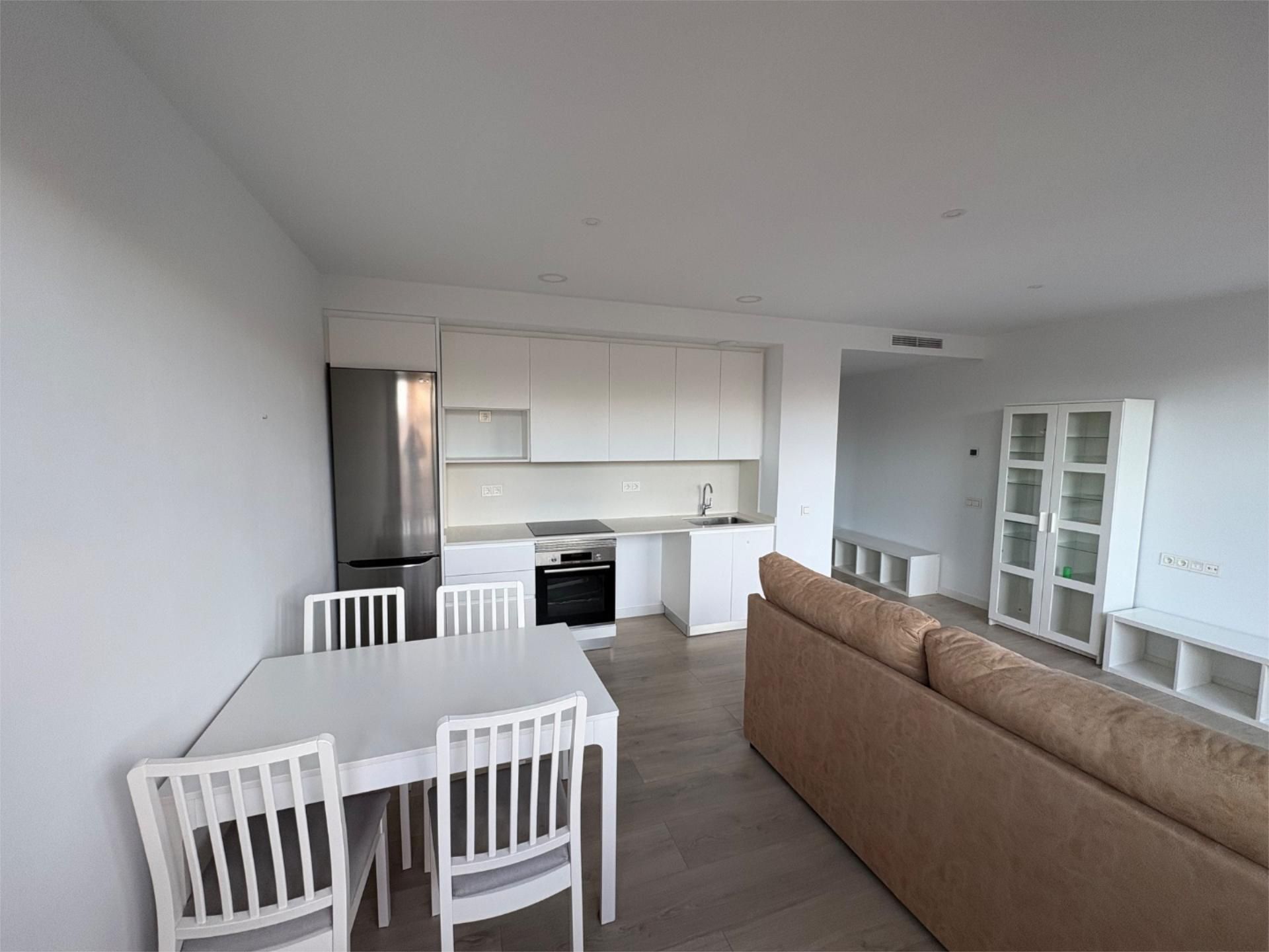 Kitchen of Flat to rent in Cubelles  with Air Conditioner, Heating and Terrace