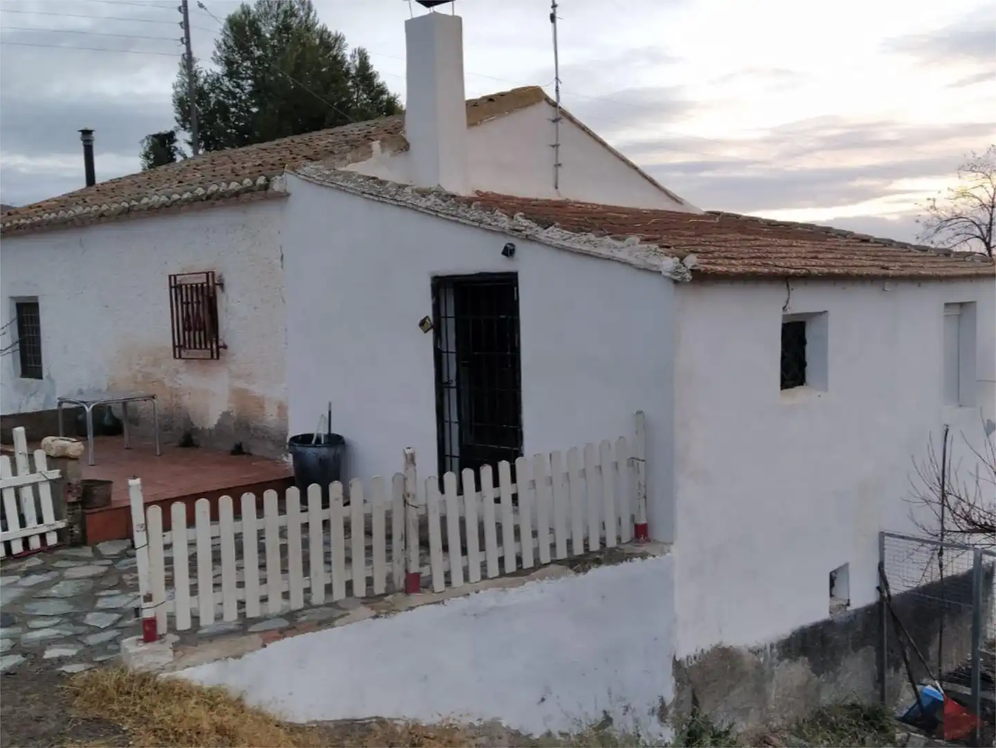 Finca rústica en venta en Diseminado Nogalte, 67, Nogalte Vista exterior de Finca rústica en venta en Lorca con Jardín privado, Terraza y Amueblado