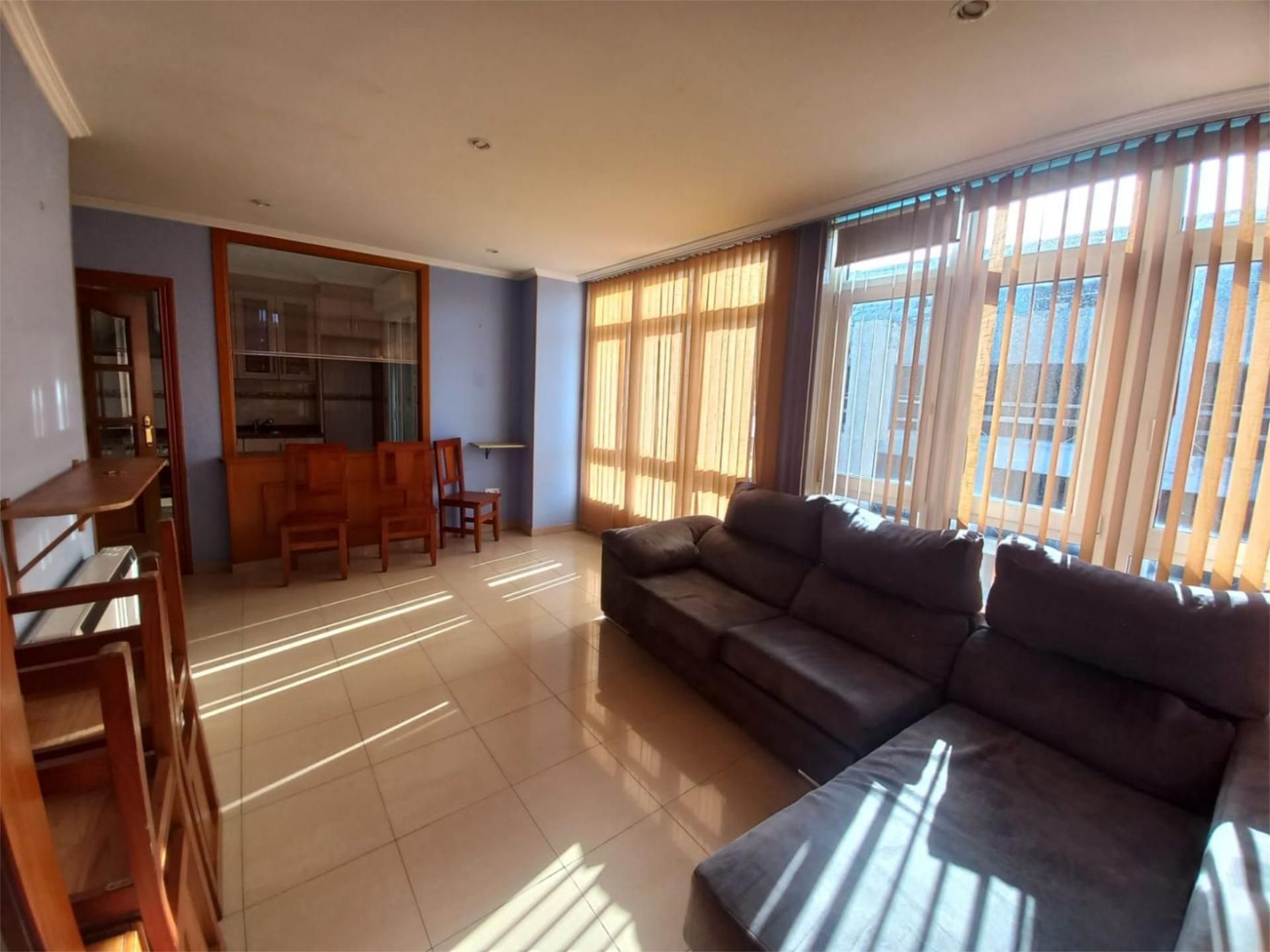 Living room of Flat for sale in A Illa de Arousa   with Heating, Parquet flooring and Storage room