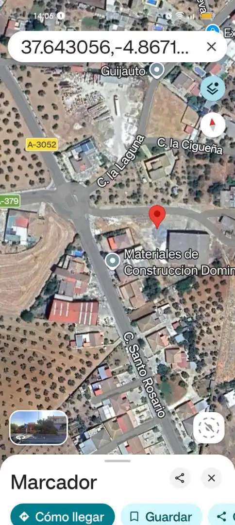 Vista exterior de Terreny industrial en venda en La Guijarrosa