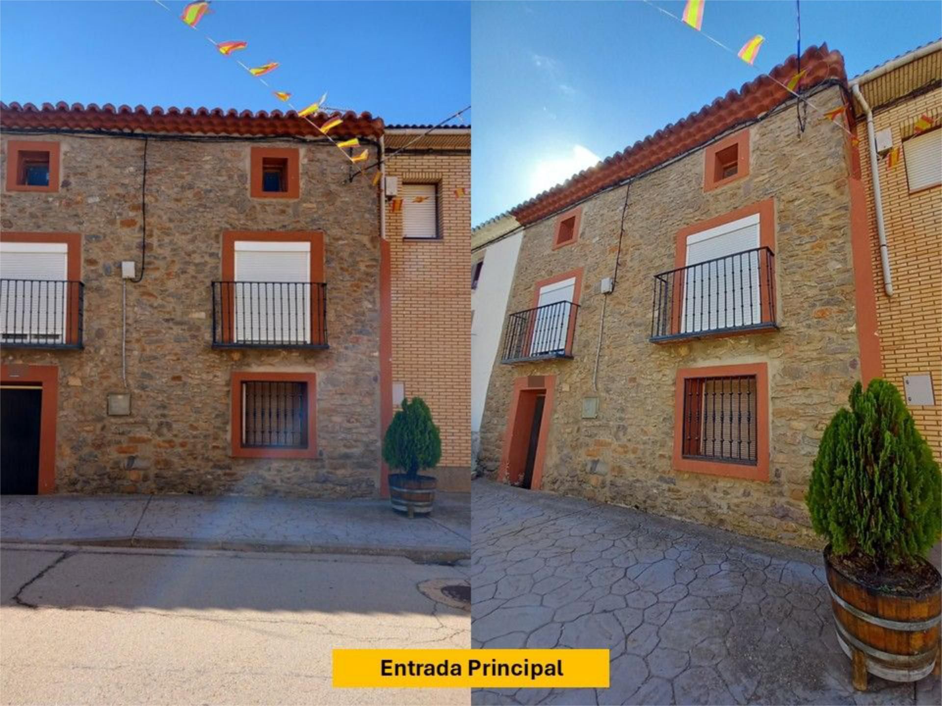 Exterior view of Flat for sale in Noviercas  with Heating, Furnished and Balcony