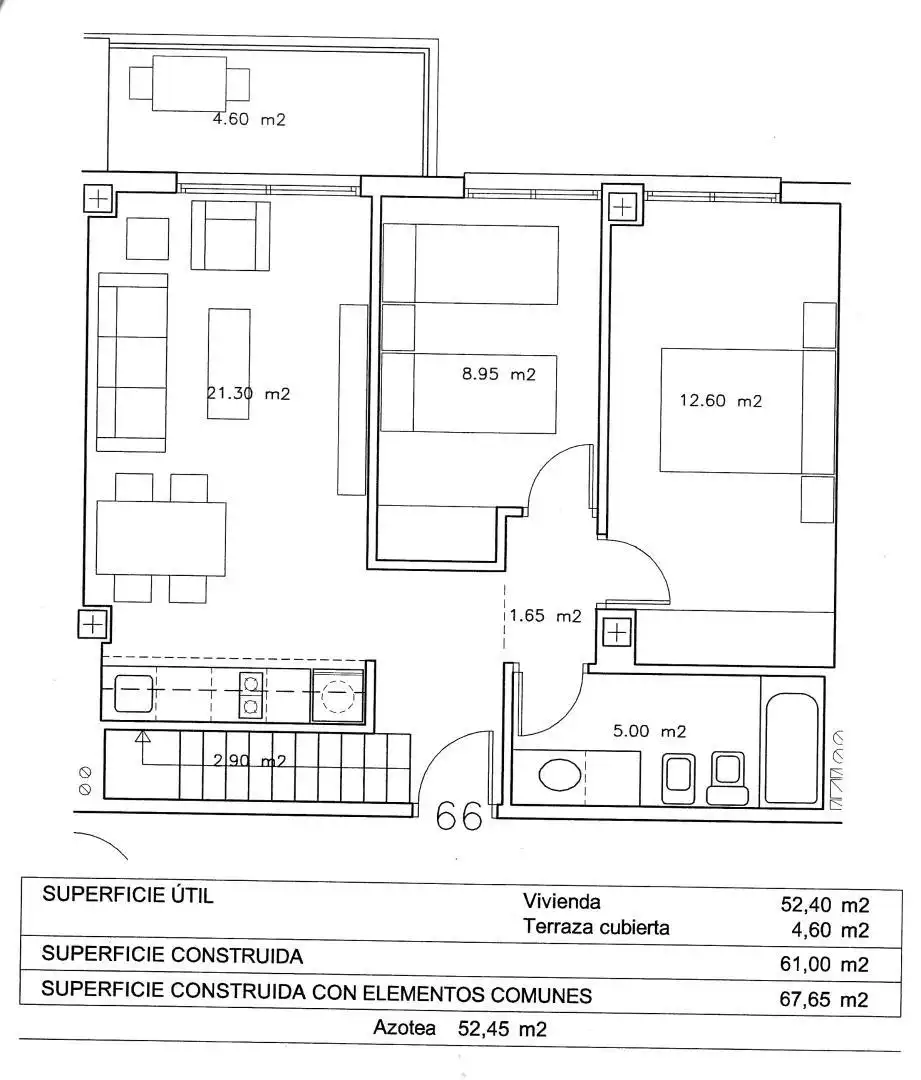Wohnung zum Verkauf in V-01, 33, Almenara Wohnung zum Verkauf in Almenara mit Klimaanlage, Terrasse und Schwimmbad