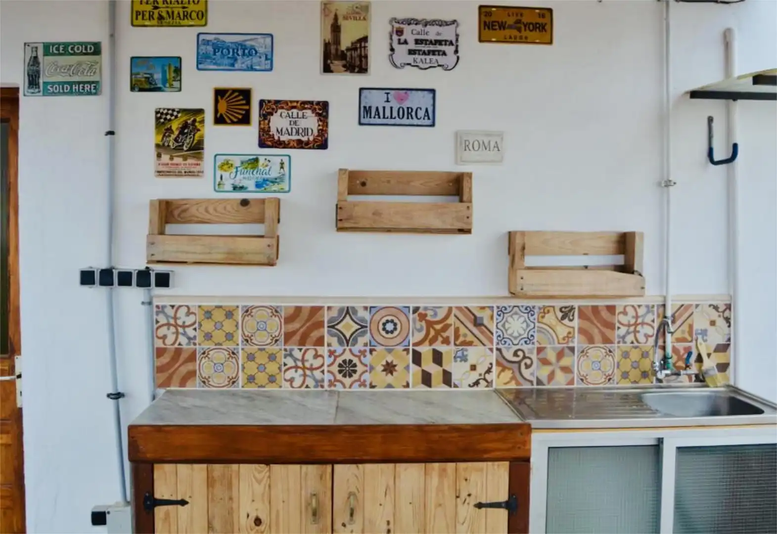 Cuina de Casa adosada en venda en Los Realejos amb Jardí privat, Parquet i Terrassa