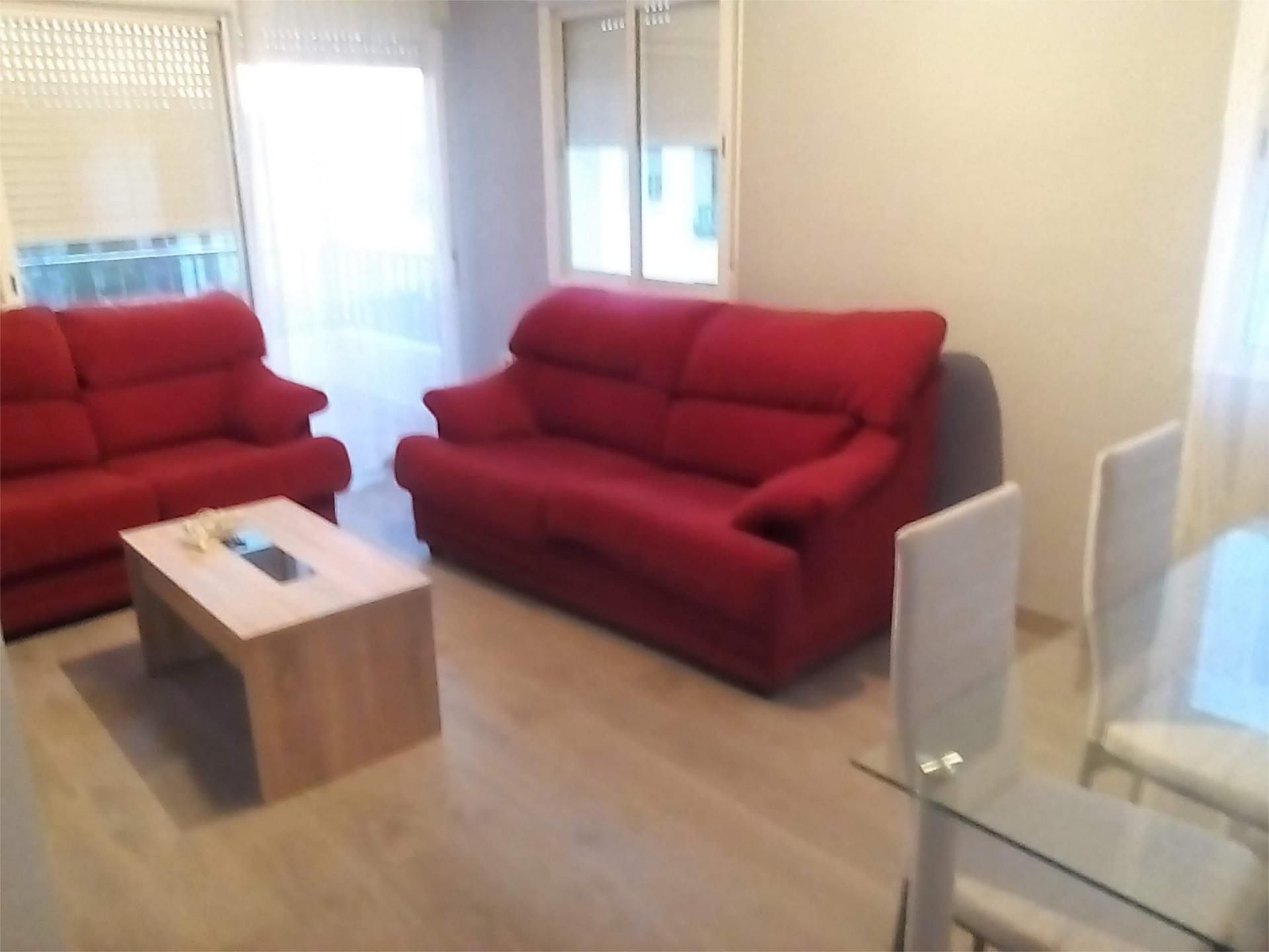 Living room of Flat to rent in Badajoz Capital  with Parquet flooring, Storage room and Furnished