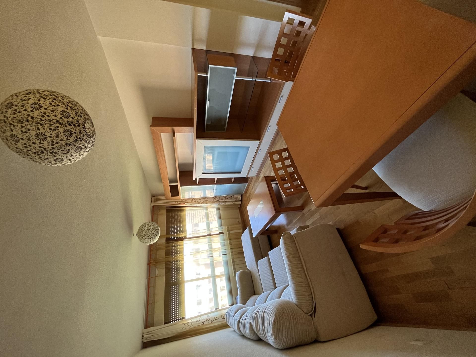 Living room of Flat to rent in Valladolid Capital  with Heating, Private garden and Parquet flooring