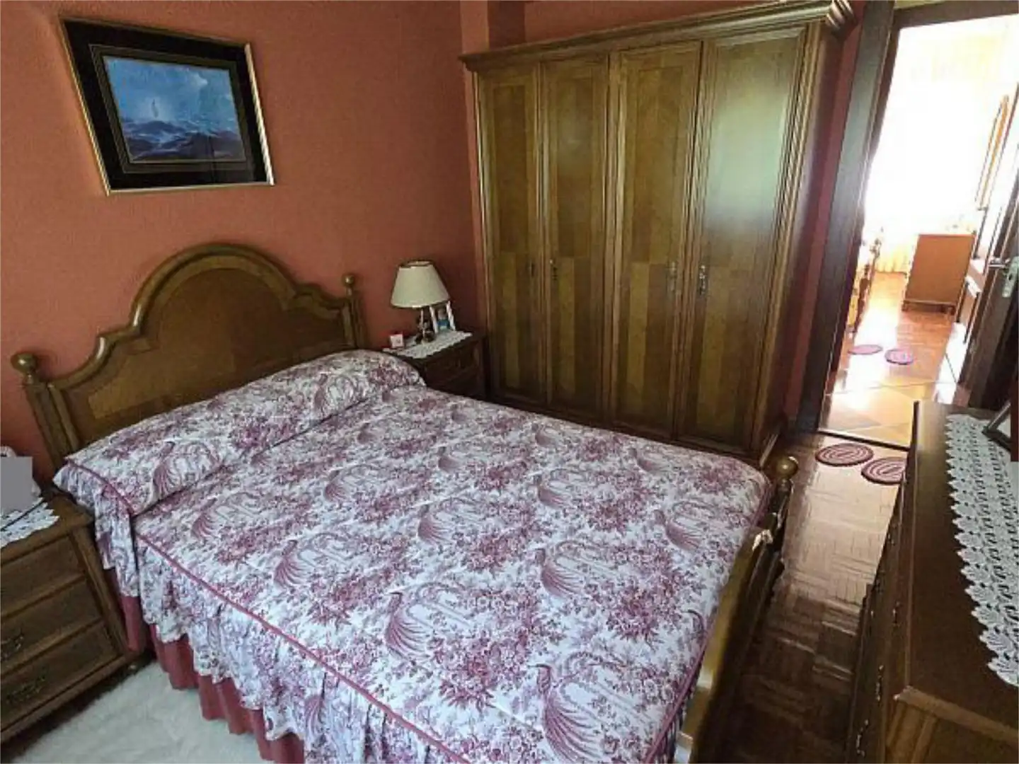 Bedroom of Flat for sale in Aller  with Terrace and Furnished