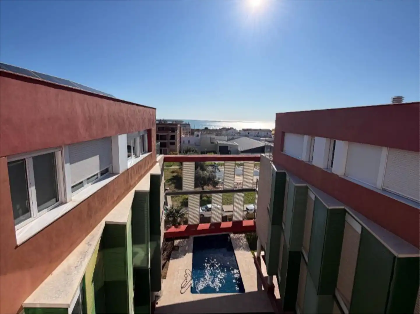 Flat for sale in Carrer de L'arxiu de Simancas, 72, Platges Exterior view of Flat for sale in La Ràpita with Air Conditioner, Terrace and Swimming Pool