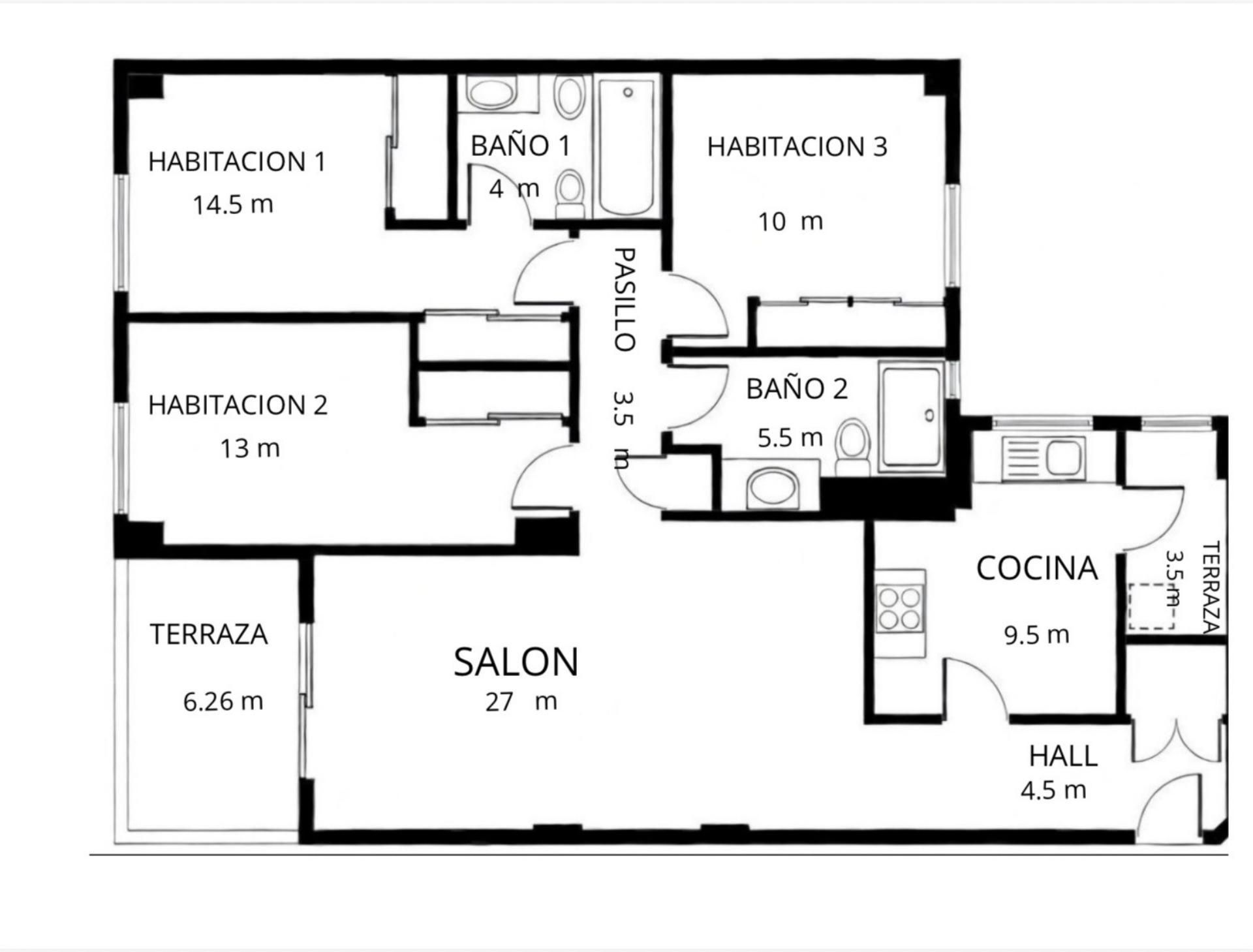 Flat for sale in  Madrid Capital