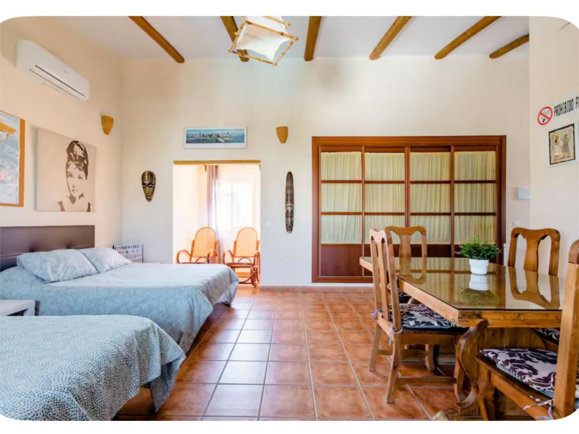 Bedroom of House or chalet to rent in Valencina de la Concepción  with Air Conditioner, Heating and Private garden