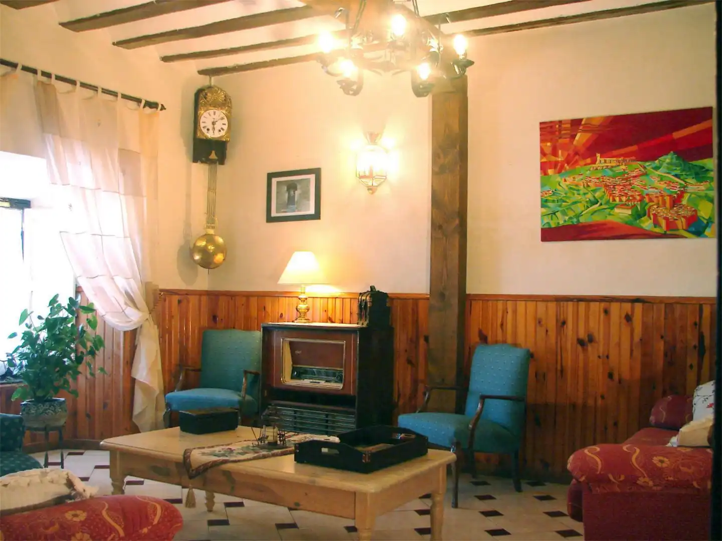 Living room of Houses for sale in Atienza  with Terrace and Balcony