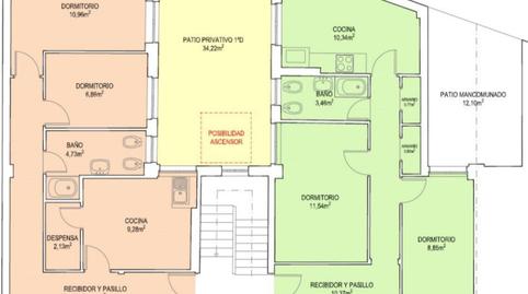 Foto 4 de Piso en venta en Calle Doctor Melquiades Cabal, 5, Milán - Pumarín, Oviedo