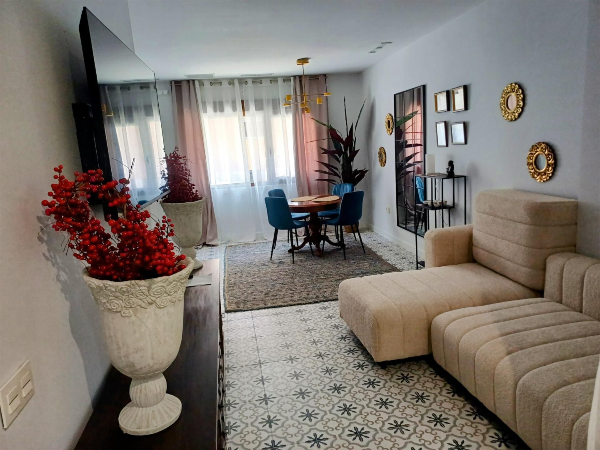 Sala de estar de Loft de alquiler en  Toledo Capital con Aire acondicionado