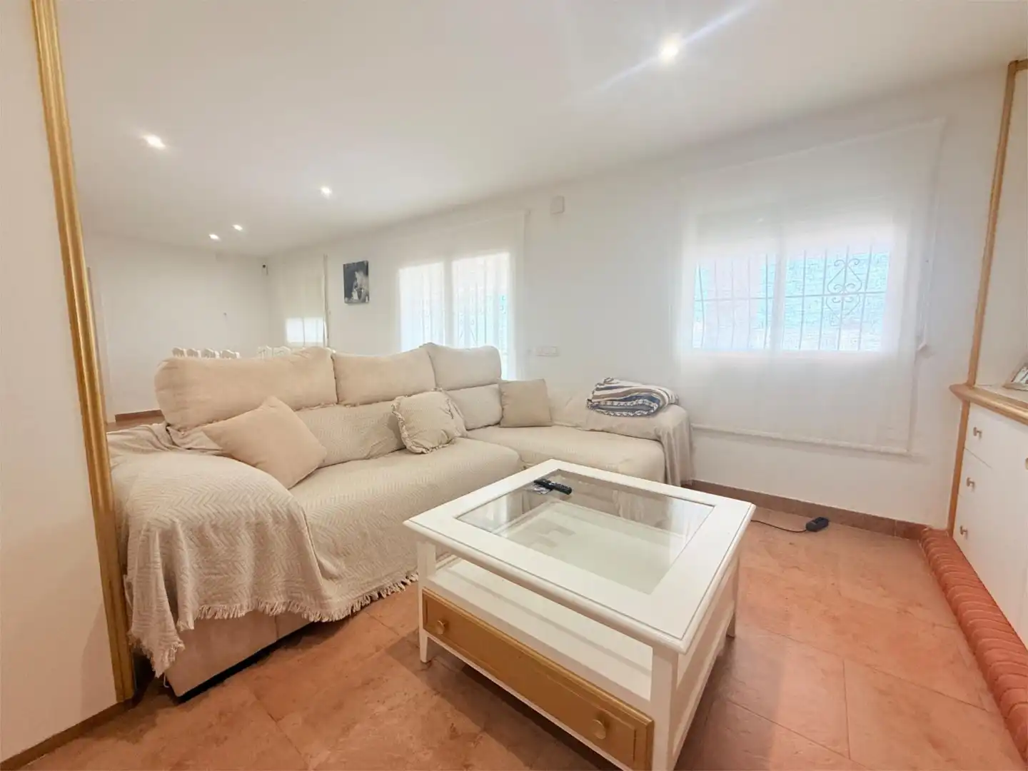 Casa o chalet en venta en Partida Mediases, 49, El Secanet - Hacienda del Sol Sala de estar de Casa o chalet en venta en Villajoyosa / La Vila Joiosa con Aire acondicionado, Terraza y Piscina