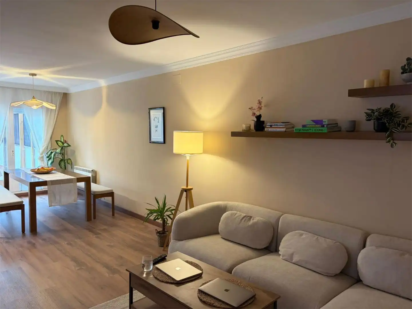 Wohnzimmer von Wohnung zum Verkauf in Igualada mit Terrasse