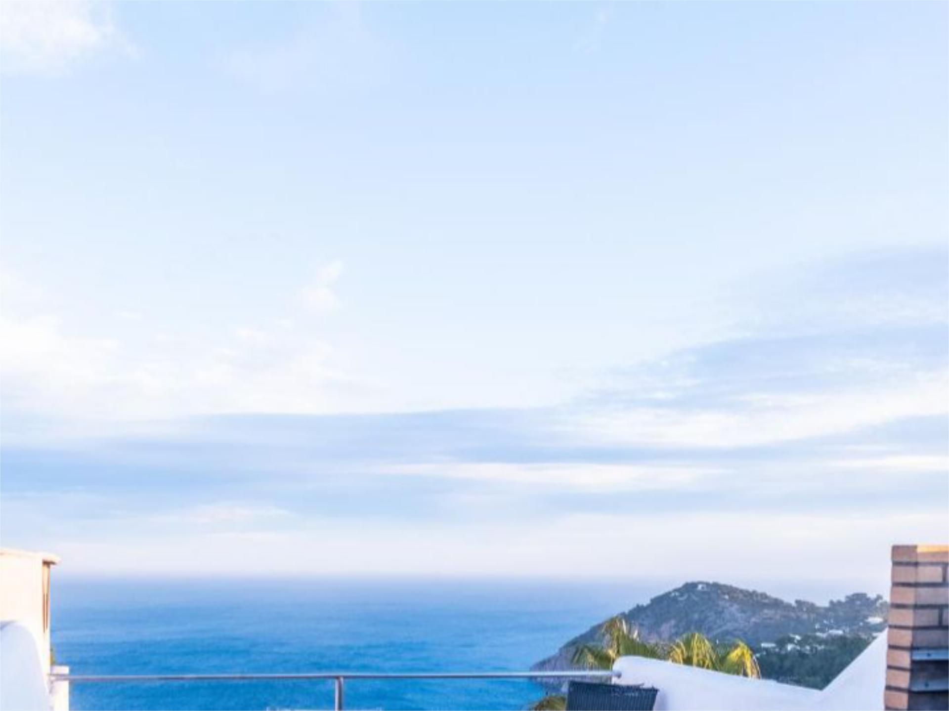 Exterior view of Single-family semi-detached for sale in Sant Joan de Labritja  with Air Conditioner, Heating and Private garden