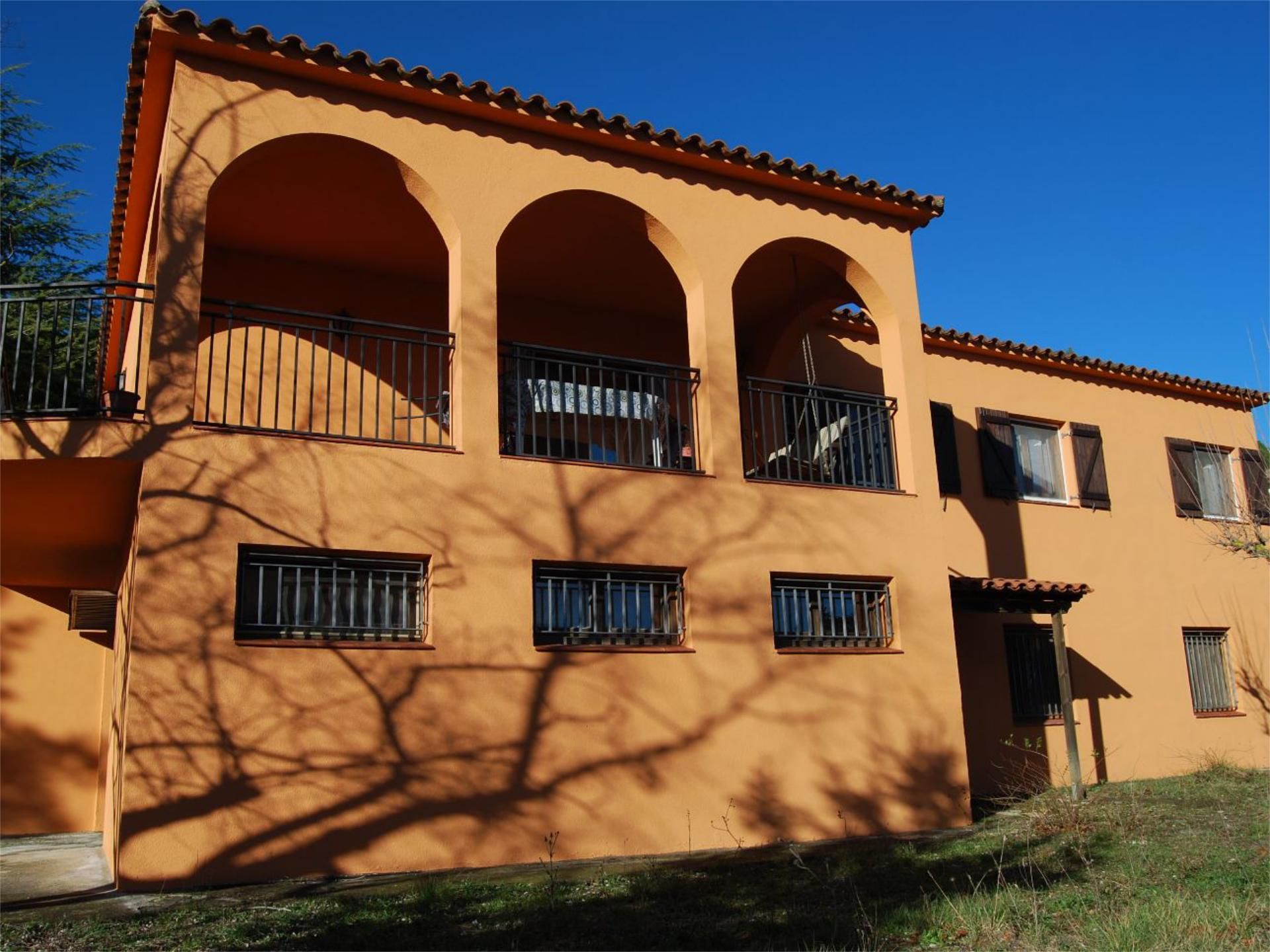 Vista exterior de Piso en venta en Pontons con Calefacción, Jardín privado y Trastero