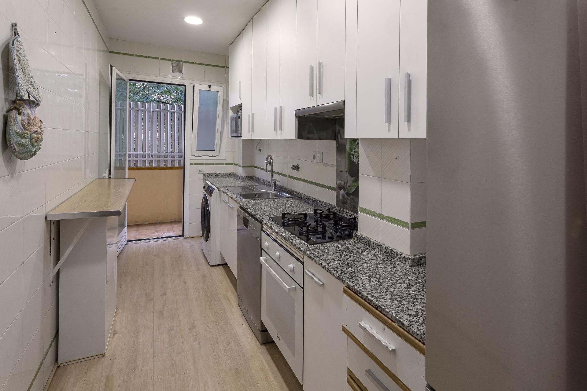 Kitchen of Flat for sale in  Barcelona Capital  with Air Conditioner and Balcony