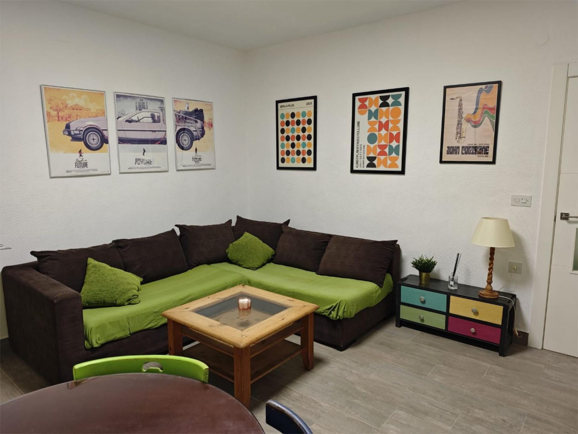 Living room of Flat to rent in  Granada Capital  with Terrace and Balcony