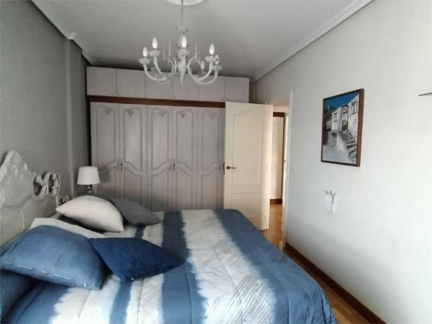 Bedroom of Flat for sale in Valladolid  with Heating, Private garden and Parquet flooring