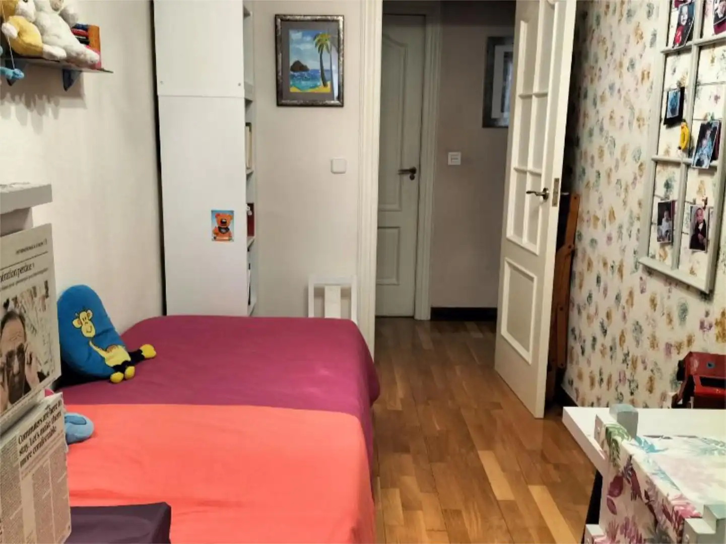 Bedroom of Flat for sale in Valladolid  with Heating, Private garden and Parquet flooring