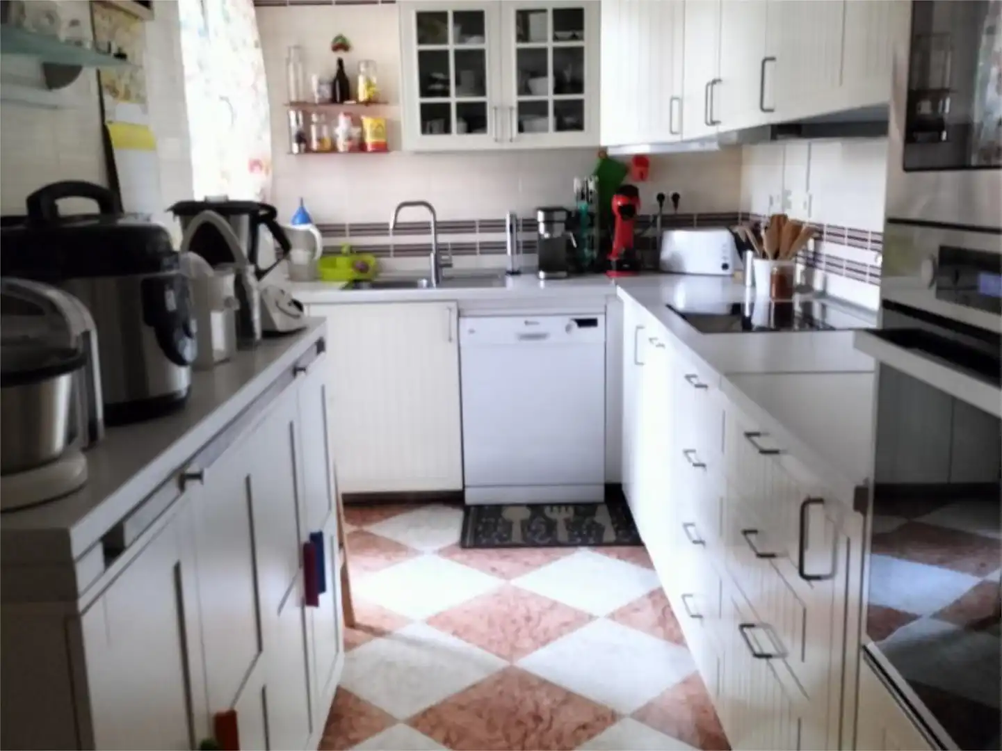 Kitchen of Flat for sale in Valladolid  with Heating, Private garden and Parquet flooring