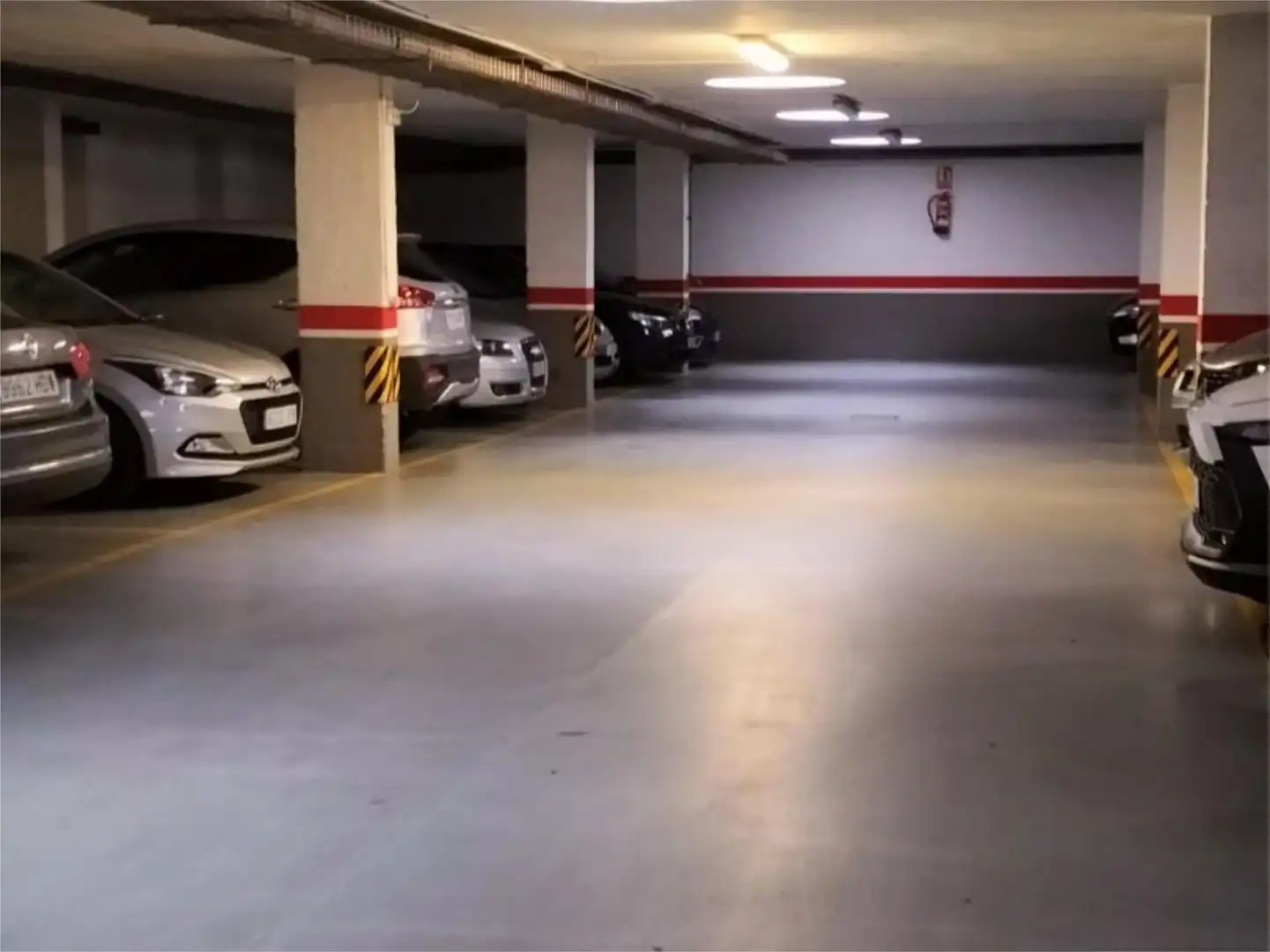 Parking of Flat for sale in Valladolid  with Heating, Private garden and Parquet flooring
