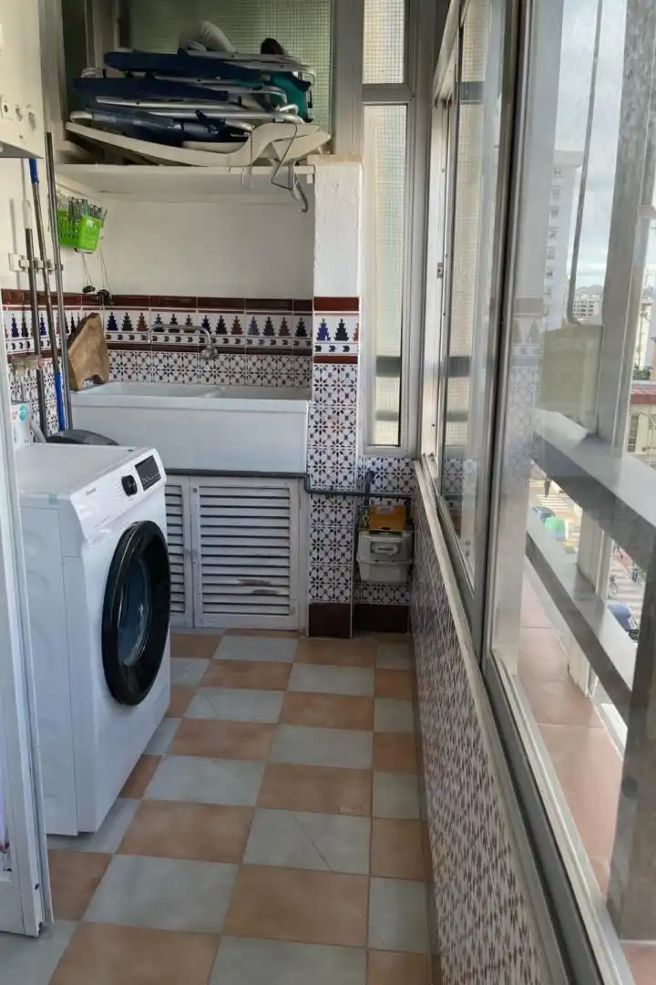 Flat for sale in Calle Guillermo Carrera Rubio, 12, Los Guindos - Parque Mediterráneo - Santa Paula Kitchen of Flat for sale in Málaga with Air Conditioner, Private garden and Terrace