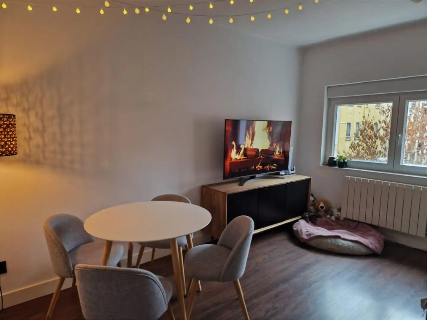 Sala d'estar de Pis en venda en Salamanca amb Calefacció i Moblat